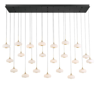Adelfia LED Chandelier in Matte Black (541|12243-02)