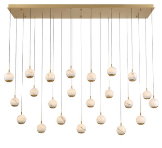 Baveno LED Chandelier in Painted Antique Brass (541|12241-030)