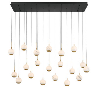 Baveno LED Chandelier in Matte Black (541|12240-02)