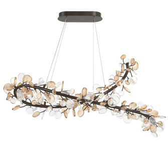 Pisa LED Chandelier in Black with Gold Accent (541|12223-043)