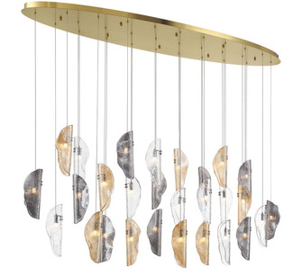 Sorrento LED Chandelier in Plated Brushed Gold (541|12221-023-07)