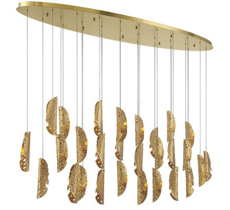 Sorrento LED Chandelier in Plated Brushed Gold (541|12221-020-07)