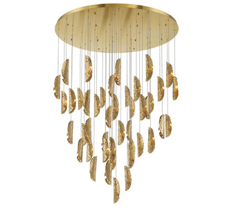SORRENTO LED Chandelier in Plated Brushed Gold (541|12219-020-07)