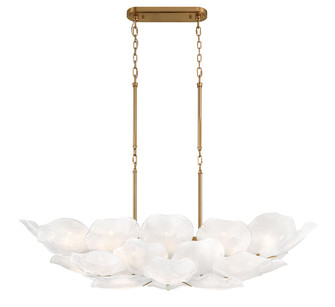 Corato 26 Light Island Chandelier in Brushed Brass (541|12204-039)