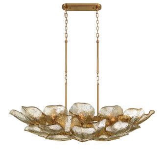 Corato 26 Light Island Chandelier in Brushed Brass (541|12204-037)