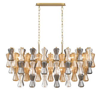 Veneto 13 Light Chandelier in Aged Brass (541|12198-022)