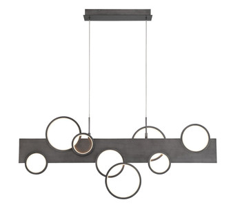 Torino LED Chandelier in Brushed Vintage Grey (541|12194-042)