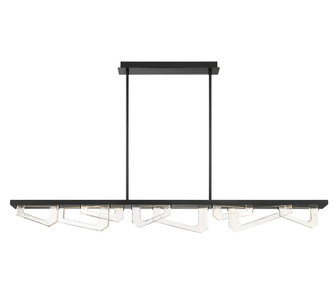 Arezzo LED Chandelier in Painted Brushed Grey (541|12180-040)