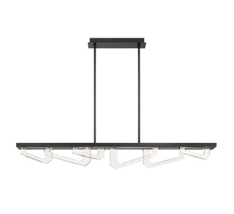 Arezzo LED Chandelier in Painted Brushed Grey (541|12179-040)