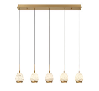Lucidata LED Chandelier in Painted Antique Brass (541|12141-030)