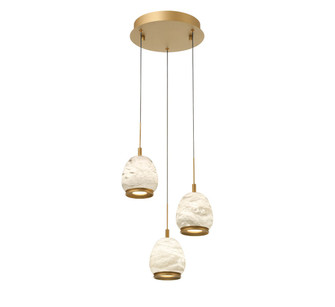 Lucidata LED Pendant in Painted Antique Brass (541|12136-030)