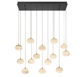 Calcolo LED Chandelier in Matte black (541|12126-02)