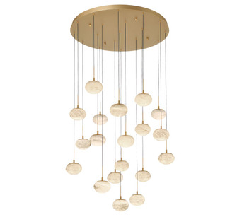 Calcolo LED Chandelier in Painted Antique Brass (541|12122-030)
