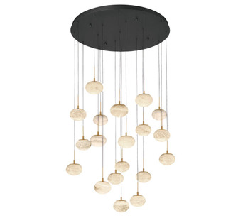 Calcolo LED Chandelier in Matte black (541|12122-02)