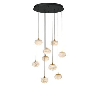 Calcolo LED Chandelier in Matte black (541|12121-02)