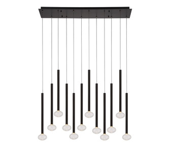Soffio LED Chandelier in Matte Black (541|12113-02)