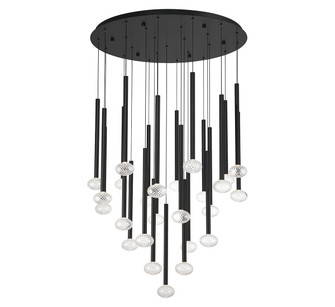 Soffio LED Chandelier in Matte Black (541|12111-02)