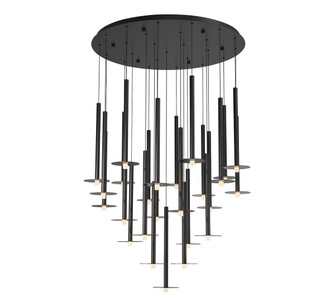 Piatto LED Chandelier in Matte Black (541|12105-02)