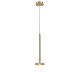 Piatto LED Pendant in Plated Brushed Gold (541|12103-07)