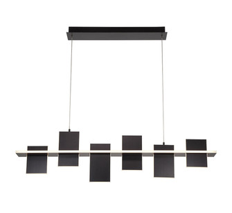 Affilato LED Chandelier in Satin Black (541|12081-036)