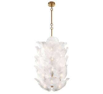 Corato 40 Light Chandelier in Brushed Brass (541|12057-039)