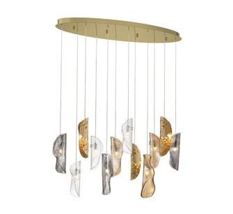 Sorrento LED Chandelier in Gold (541|12034-024-07)