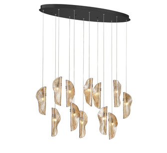 Sorrento LED Chandelier in Black (541|12034-018-02)