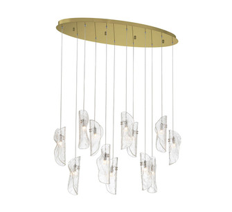 Sorrento LED Chandelier in Gold (541|12034-017-07)
