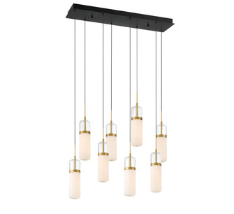 Verona LED Chandelier in Matte Black (541|10225-02)