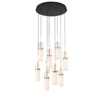 Verona LED Chandelier in Matte Black (541|10222-02)
