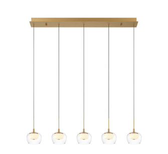 Manarola LED Chandelier in Painted Antique Brass (541|10217-030)