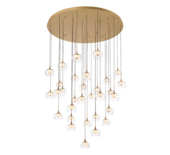 Manarola LED Chandelier in Painted Antique Brass (541|10215-030)