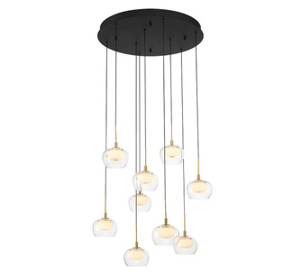 Manarola LED Chandelier in Matte Black (541|10213-02)