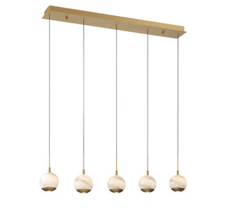 Baveno LED Chandelier in Painted Antique Brass (541|10208-030)