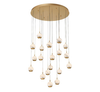 Baveno LED Chandelier in Painted Antique Brass (541|10205-030)