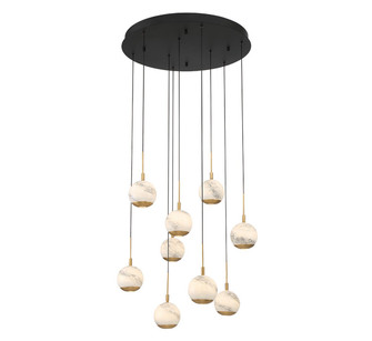 Baveno LED Chandelier in Matte Black (541|10204-02)