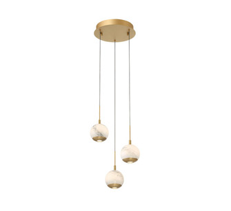 Baveno LED Pendant in Painted Antique Brass (541|10203-030)