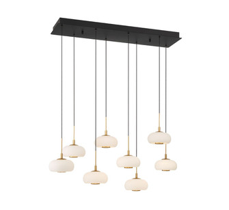 Adelfia LED Chandelier in Matte Black (541|10198-02)