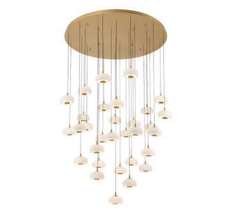 Adelfia LED Chandelier in Antique Brass (541|10197-030)