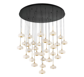 Adelfia LED Chandelier in Matte Black (541|10197-02)