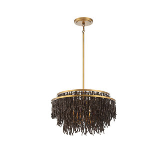Molfetta Five Light Chandelier in Antique Brass (541|10181-026)