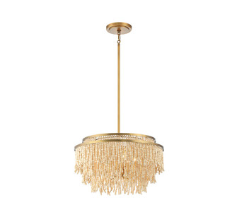 Molfetta Five Light Chandelier in Antique Brass (541|10181-025)
