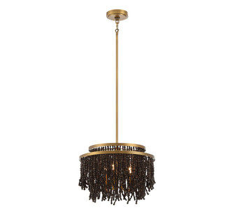 Molfetta Three Light Convertible Flushmount / Pendant in Antique Brass (541|10180-026)
