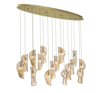 Sorrento LED Chandelier in Gold (541|10172-018-07)