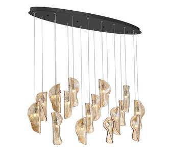 Sorrento LED Chandelier in Black (541|10172-018-02)