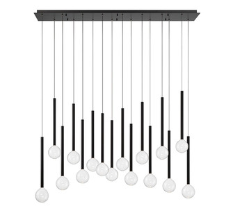 Positano LED Chandelier in Matte Black (541|10152-02)