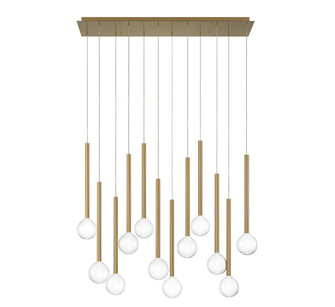 Positano LED Chandelier in Plated Brushed Gold (541|10150-07)