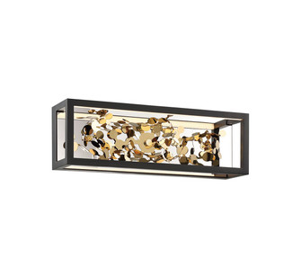 Terlizzi LED Wall Mount in Matte Black with Gold Accent (541|10110-02)