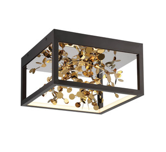 Terlizzi LED Ceiling Mount in Matte Black with Gold Accent (541|10109-02)