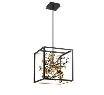 Terlizzi LED Chandelier in Matte Black with Gold Accent (541|10108-02)